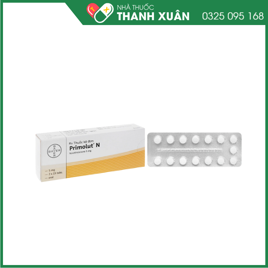 Primolut N trị xuất huyết do rối loạn chức năng, vô kinh